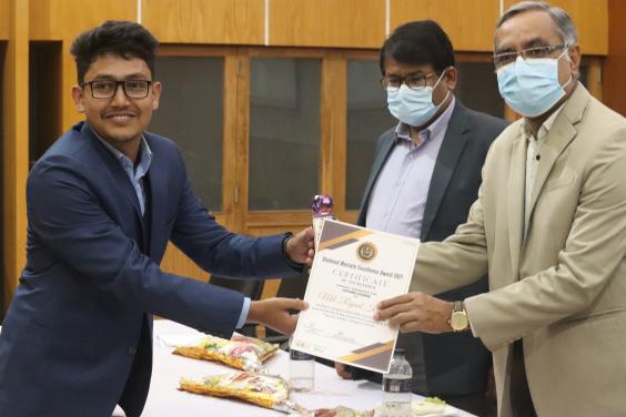 Award: Student of The Year - Shaheed Mustafa Excellence Award, DUET-2021